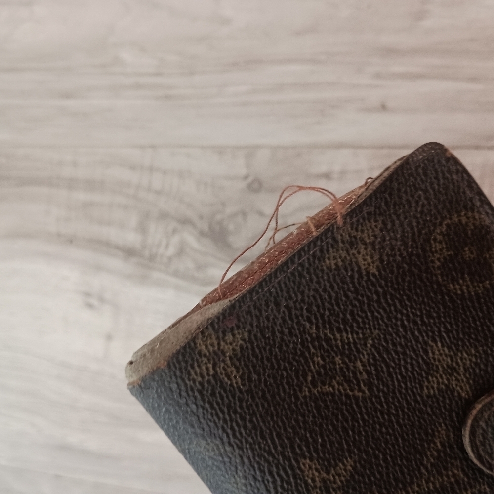 Louis Vuitton French Kiss Damier Ebene Wallet Brown Coated Canvas - Picture 4 of 15